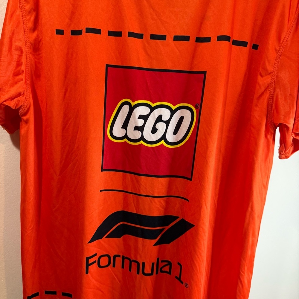Lego Formula 1 Orange Graphic Short Sleeve Tee - Picture 5 of 5